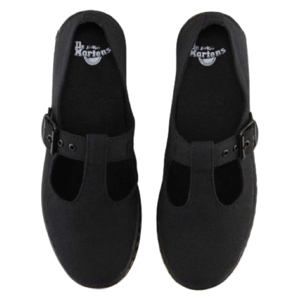 Dr Marten Canvas Mary janes with T-strap